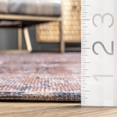 NuLOOM Sariyah Printed Floral Machine Washable Area Rug - Image 2