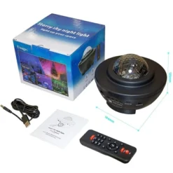 MOVSSOU Star Projector Bluetooth Speaker With Remote