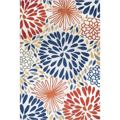NuLOOM McEwen Bohemian Floral Machine Washable Area Rug - Image 12
