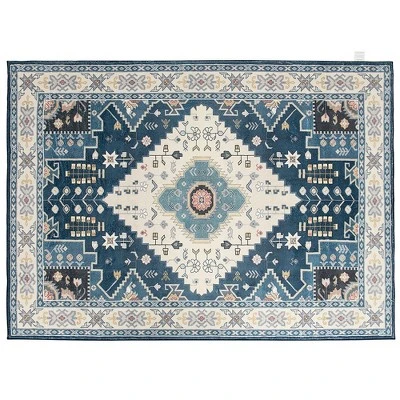 Costway Area Rugs 5'4'' X 6'7''5'4'' X 7'7'' Faux Wool Fabric Doormat Home Carpet Living Room Bedroom - Image 11