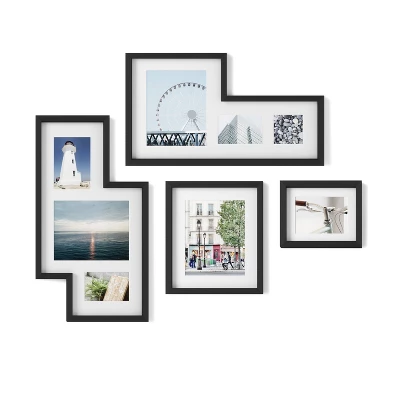 Mingle Gallery Picture Frames Set Black - Umbra - Image 4