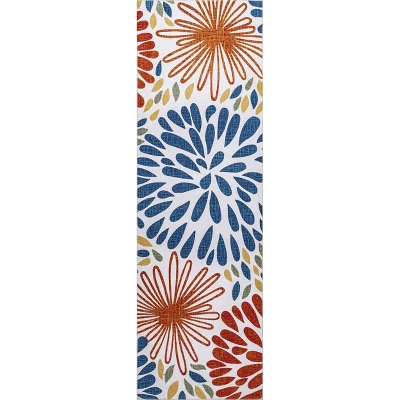 NuLOOM McEwen Bohemian Floral Machine Washable Area Rug - Image 15