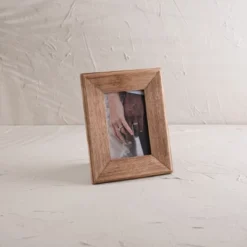 Natural 4X6 Photo Frame Natural Wood, MDF & Glass - Foreside Home & Garden