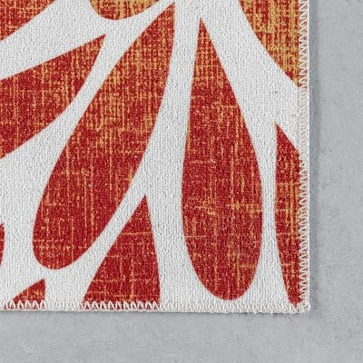 NuLOOM McEwen Bohemian Floral Machine Washable Area Rug - Image 4