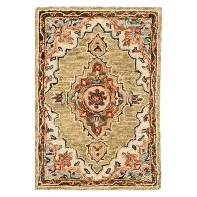 Beverly Medallion Tufted Accent Rug - Safavieh - Image 3