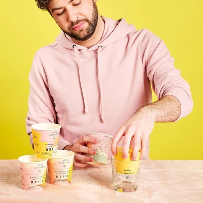 Good Chemistry™ Refillable Glass Candle Lime And Sunshine - 8.3 Oz - Image 6