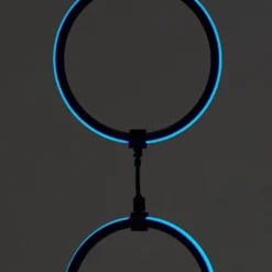 Brightech Nova RGB Modern Dimmable (Includes LED Light Bulb) USB Charging Arc Desk Table Lamp Matte Black