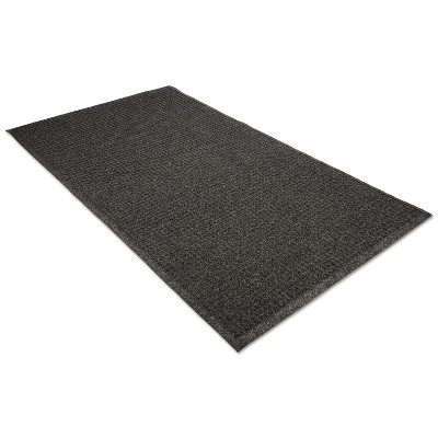 2'x3' Rectangle Solid Plastic Floor Mat Black - Guardian - Image 4