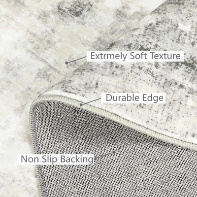 9x12 Area Rugs For Living Room Bedroom Non Slip Machine Washable Soft Modern Abstract Rugs Stain Resistant & Low Pile Large Rug - Image 4