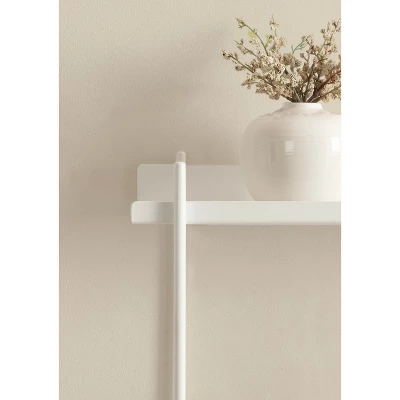 Kate & Laurel All Things Decor 20" Dominic Tiered Wall Shelf White - Image 8