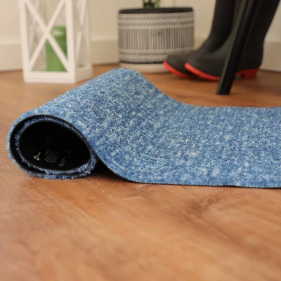 2'x3' ColorStar Static Door Mat Blue - Bungalow Flooring - Image 4