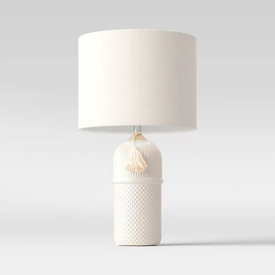 Large Assembled Ceramic Table Lamp White - Threshold™ - Image 7