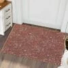 Modern Solid Area Rug Jacquard Textured Washable Rug For Living Room Bedroom Farmhouse Rug