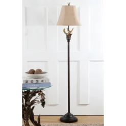 Sundance Antler Floor Lamp - LIT4139 - Brown - Safavieh
