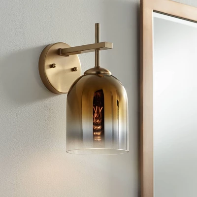 Possini Euro Design Possini Euro Freya 11 1/2" High Gradient Gold Wall Sconce