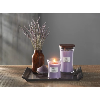 21.5oz Large Hourglass Jar Candle Lavender Spa - WoodWick - Image 3