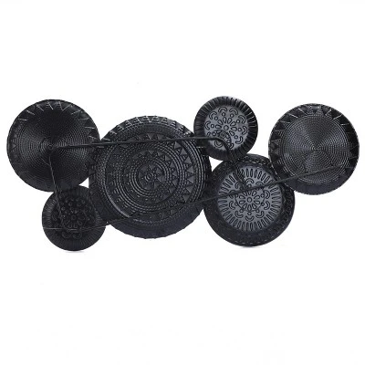 LuxenHome Southwestern Multi-Color Metal Accent Wall Art Decor - Image 5