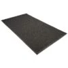2'x3' Rectangle Solid Plastic Floor Mat Black - Guardian