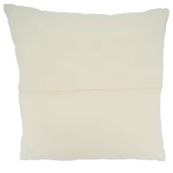 Saro Lifestyle Striped Woven Cotton Throw Pillow With Poly Filling, Blue, 22" X 22"