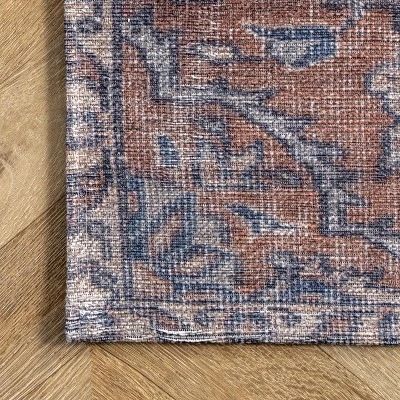 NuLOOM Sariyah Printed Floral Machine Washable Area Rug - Image 4