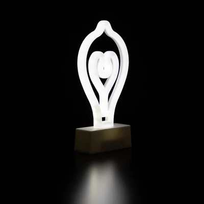 Northlight LED Bulb Neon Table Light - 8.5" - Image 3