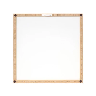 Nawaalillustrations Girl In White Framed Wall Art Bamboo - Deny Designs - Image 3