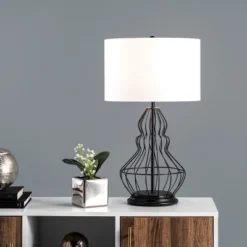 NuLOOM Porter 25" Iron Table Lamp