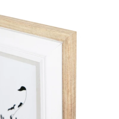 Northlight Wooden Picture Frames For 5" X 7" Photo - Natural And White - Set Of 4 - Image 5