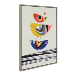 Sylvie The Family Tree Framed Canvas By Rachel Lee - Kate & Laurel All Things Decor