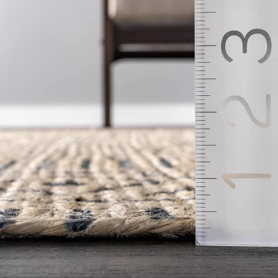 NuLOOM Micaela Global Braided Jute Area Rug - Image 4