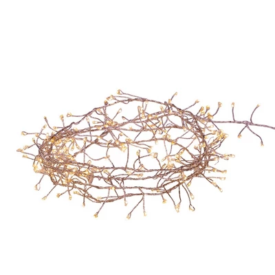 Kurt Adler 24-Foot 720-Light Warm White Twinkle LED Fairy Cluster Garland - Image 2