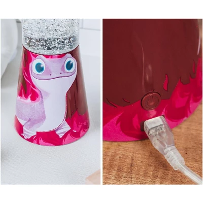 Ukonic Disney Frozen 2 Bruni Salamander Glitter Motion Lamp | 12 Inches Tall - Image 3