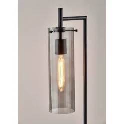 Dalton Table Lamp Black (Includes Light Bulb) - Adesso