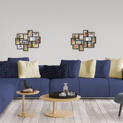 12-Photo Picture Frame Collage - Multi-Picture Wall-Mounted Display Gallery With 12 Openings For 4x6-Inch Photos Or Pictures By Lavish Home (Black) - Image 5