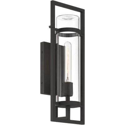 Possini Euro Design Possini Euro Castello 18"H Sand Black Wall Sconce - Image 7