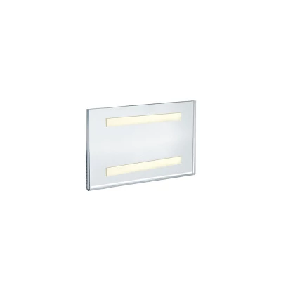 Azar Displays Clear Acrylic Wall Artwork And Photo Frame With Tape 7" W X 5" H - Portrait / Vertical, 2-Pack - Image 2