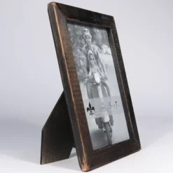 Lawrence Frames 5"W X 7"H Charlotte Weathered Black Wood Picture Frame 745557
