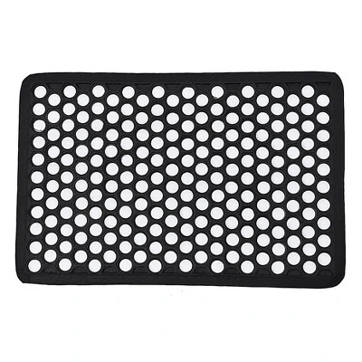 Evideco French Home Goods Front Door Mat HAROLD For Outdoor Weather-Resistant & Durable Rubber Rug - Non-Slip Entryway Doormat - 24x16 Inches - Image 5