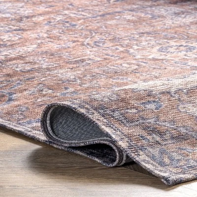 NuLOOM Sariyah Printed Floral Machine Washable Area Rug - Image 3