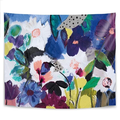 Americanflat Happy Flower Bar III By Joan E. Davis Wall Tapestry - Image 3