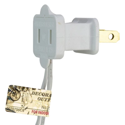 Northlight Round Lantern Indoor Outdoor Patio String Light Set - 7.25' White Wire - 10ct - Image 6