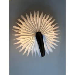 BlueAcorn Tyvek Paper Art Lamp Mushroom, 2-pack