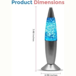 Mini Glitter Lamp With Changing Colors