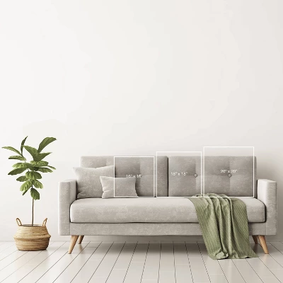 16"x16" Sunshine Canteen Petaluma Dayglo Throw Pillow Pink - Society6 - Image 3