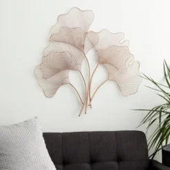 Glam Metal Floral Wall Decor - Olivia & May