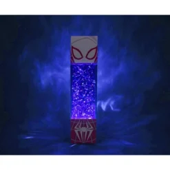 Ukonic Marvel Spider-Gwen USB Powered Glitter Motion Light | 12 Inches Tall