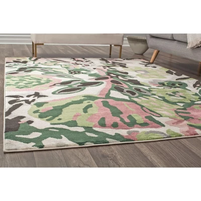 Rugs America Hanna Floral Transitional Area Rug - Image 3