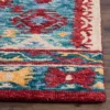 2'x3' Theresa Geometric Design Tufted Accent Rug Blue/Red - Safavieh