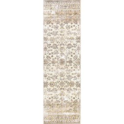 NuLOOM Deadra Vintage Floral Machine Washable Area Rug - Image 13