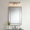 Possini Euro Design Possini Euro Danvers Bath Light With Noble Park Trenta Wall Mirror